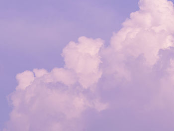 Low angle view of clouds in sky