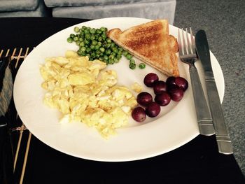 Close-up of food in plate