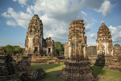 Old ruins against sky