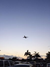 Airplane flying in sky