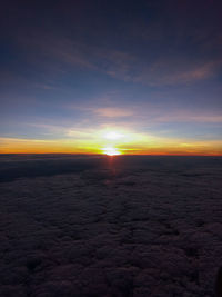 Scenic view of sunset