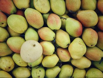 Full frame shot of fruits for sale in market