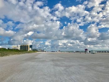 Scenic view of road against sky