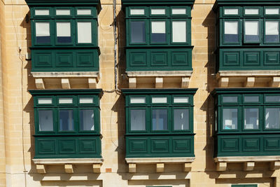 Low angle view of residential building