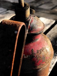 Close-up of rusty metal