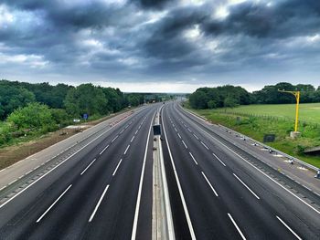 View of highway against sky