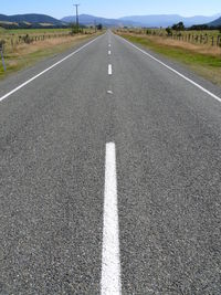 Zebra crossing on road