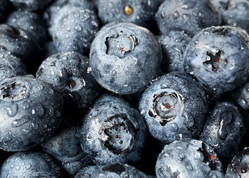 Full frame shot of blueberries