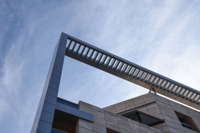 Low angle view of building against sky