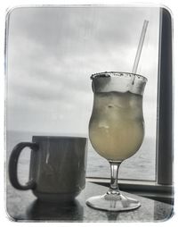 Close-up of drink on table