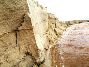 Panoramic view of rock