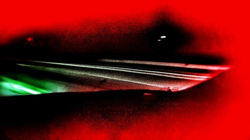 Close-up of red object