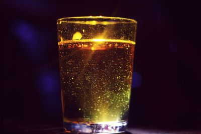 Close-up of drink on table