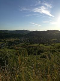 Scenic view of landscape against sky