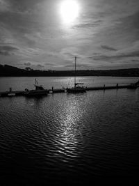 Scenic view of calm sea against sky