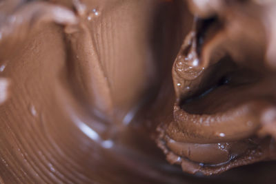 Chocolate cream texture background