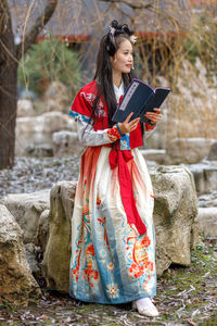 Young woman using mobile phone