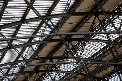 Low angle view of ceiling of building