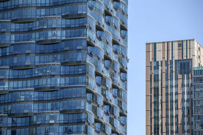 Low angle view of modern building