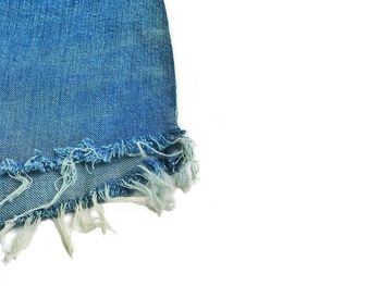 Close-up of snow over white background