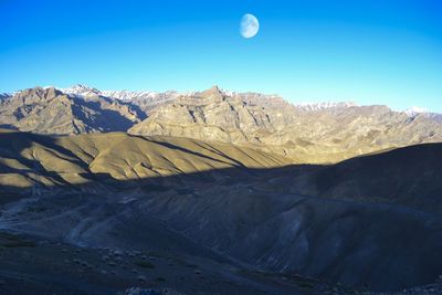 High angle view of landscape against sky