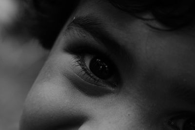 Close-up portrait of girl