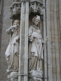 Low angle view of statue of statues