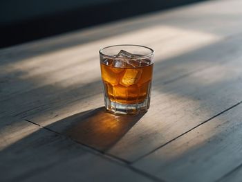 Close-up of drink on table