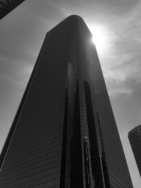 Low angle view of skyscrapers