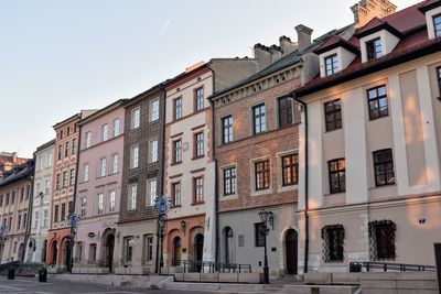Low angle view of residential building against sky