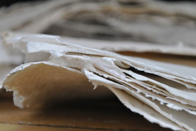 Close-up of bread in plate
