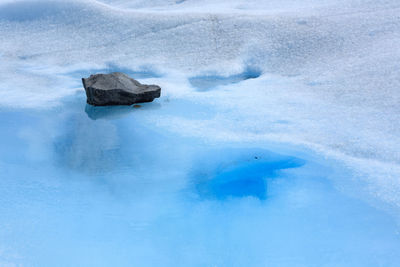 Scenic view of frozen sea