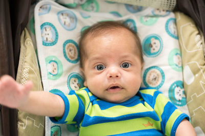 Portrait of cute baby boy