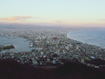 High angle view of cityscape