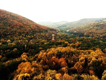 Scenic view of mountains
