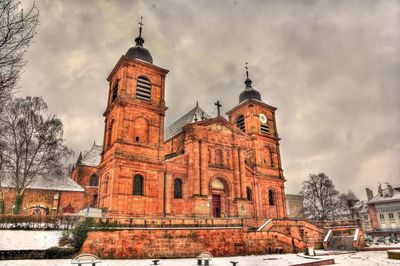 View of old building against sky