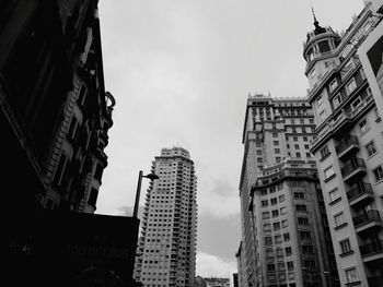 Low angle view of building against sky