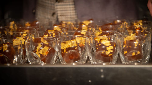 Close-up of wine in glass