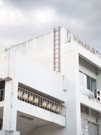 Low angle view of building against sky