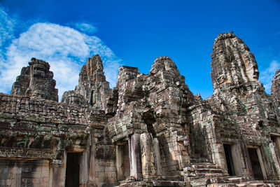 Low angle view of temple