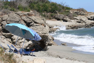Scenic view of beach