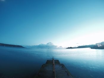 Scenic view of calm sea