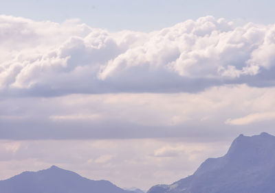 Low angle view of clouds against sky