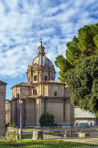 View of historical building against cloudy sky