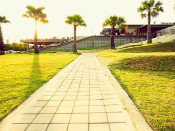 View of empty park