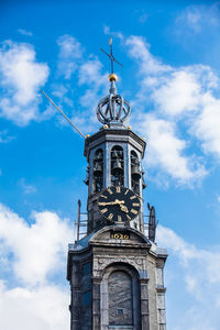 The mint tower located at the muntplein square in amsterdam
