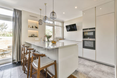 Dining area in apartment