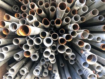 Full frame shot of pipes