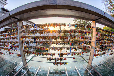 Group of people in front of building