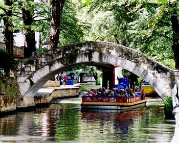 Footbridge over river